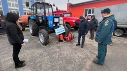Комплексная проверка добровольных пожарных дружин прошла в Корочанском районе