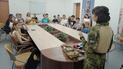Молодёжь Корочанского района встретилась с бойцом отряда территориальной самообороны 