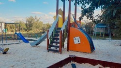 Семь новых детских площадок появилось в Корочанском районе в 2022 году