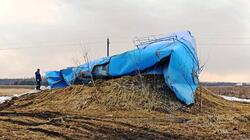 Водонапорная башня упала в селе Подкопаевке Корочанского района