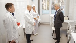 Губернатор посетил открывшийся после капремонта новотаволжанский госпиталь для ветеранов