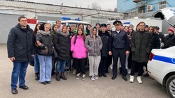 Студенты Корочанского сельхозтехникума побывали с экскурсией в полиции