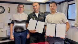Власти Корочанского района заключили соглашение о сотрудничестве с Крымской военно-морской базой