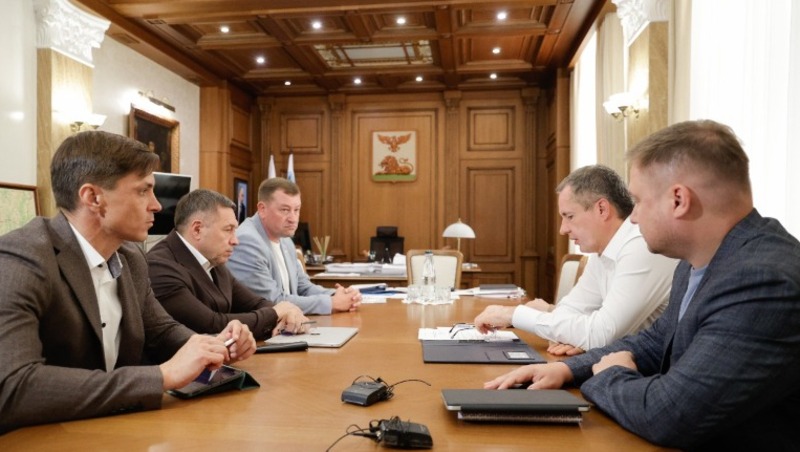 Вячеслав Гладков обсудил с председателем Центрально-Черноземного банка Сбербанка совместные проекты