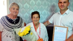 Жительница села Погореловка Наталья Воронина отметила 90-летний юбилей