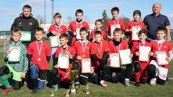 Корочанские спортсмены завоевали первое место в Первенстве Белгородской области по футболу