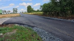 Дорожные работы в селе Шляхово Корочанского района завершены