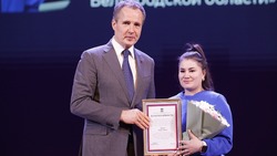 Корочанский фельдшер получила награду за участие в ликвидации последствий ЧС в Белгороде