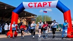 В Короче прошла легкоатлетическая эстафета ко Дню Победы