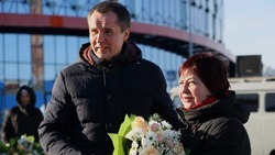 Губернатор Белгородской области  вручил ключи от 31 нового школьного автобуса