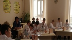 Открытое занятие состоялось в медицинском классе Корочанской школы