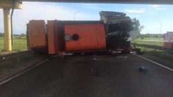Два грузовых автомобиля столкнулись в Корочанском районе