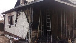 Огонь повредил жилой дом в Бехтеевке