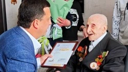 Ветеран Великой Отечественной войны из Корочанского округа отметил 100-летний юбилей