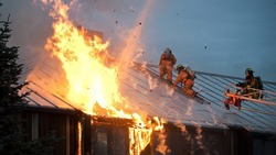 Два сарая и гараж сгорели в Корочанском районе