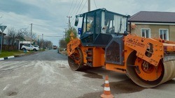 Ремонт дороги начался в селе Погореловка Корочанского района
