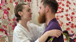 Молодожёны из Белгородского района поженились в кимоно