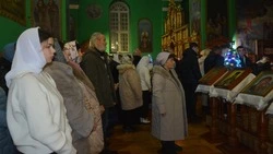 В храме Рождества Пресвятой Богородицы прошла ночная Божественная литургия