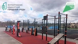 Восемь уличных тренажёров установлены в парке «Молодёжный» Корочи