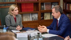 Вячеслав Гладков доложил министру культуры РФ о ходе реализации в регионе нацпроекта «Культура»