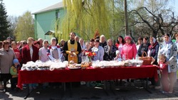 Освящение куличей в санатории «Дубравушка» прошло накануне праздника Пасхи