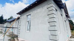 Работы по строительству нового Дома культуры Корочанского района выполнены на 70 процентов