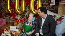 Жительница Корочанского округа Мария Мартыновна Белоусова отметила 100-летний юбилей