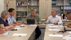 Рабочее совещание по вопросам строительства прошло на территории Корочанского техникума 