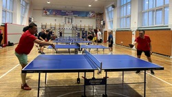 Турнир по настольному теннису прошёл в Дальней Игуменке