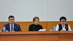 Наталия Полуянова приняла участие в заседании Муниципального совета Корочанского района