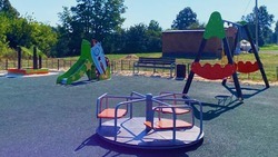 Четыре новые детские площадки появились в сёлах Корочанского района