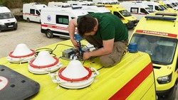 Специалисты начали оснащать машины скорой помощи противодроновыми устройствам в Белгородской области