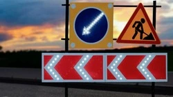 Дорожники установили светодиодные знаки на кольцевых развязках Белгородской области