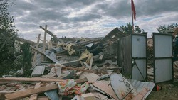 Вячеслав Гладков сообщил о разрушении частного жилого дома в Шебекино из-за взрыва бытового газа 