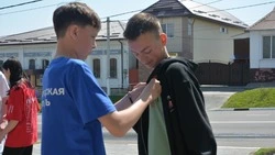 Всероссийская акция «Георгиевская ленточка» прошла в Корочанском округе