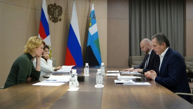 Вячеслав Гладков встретился с министром сельского хозяйства РФ Оксаной Лут